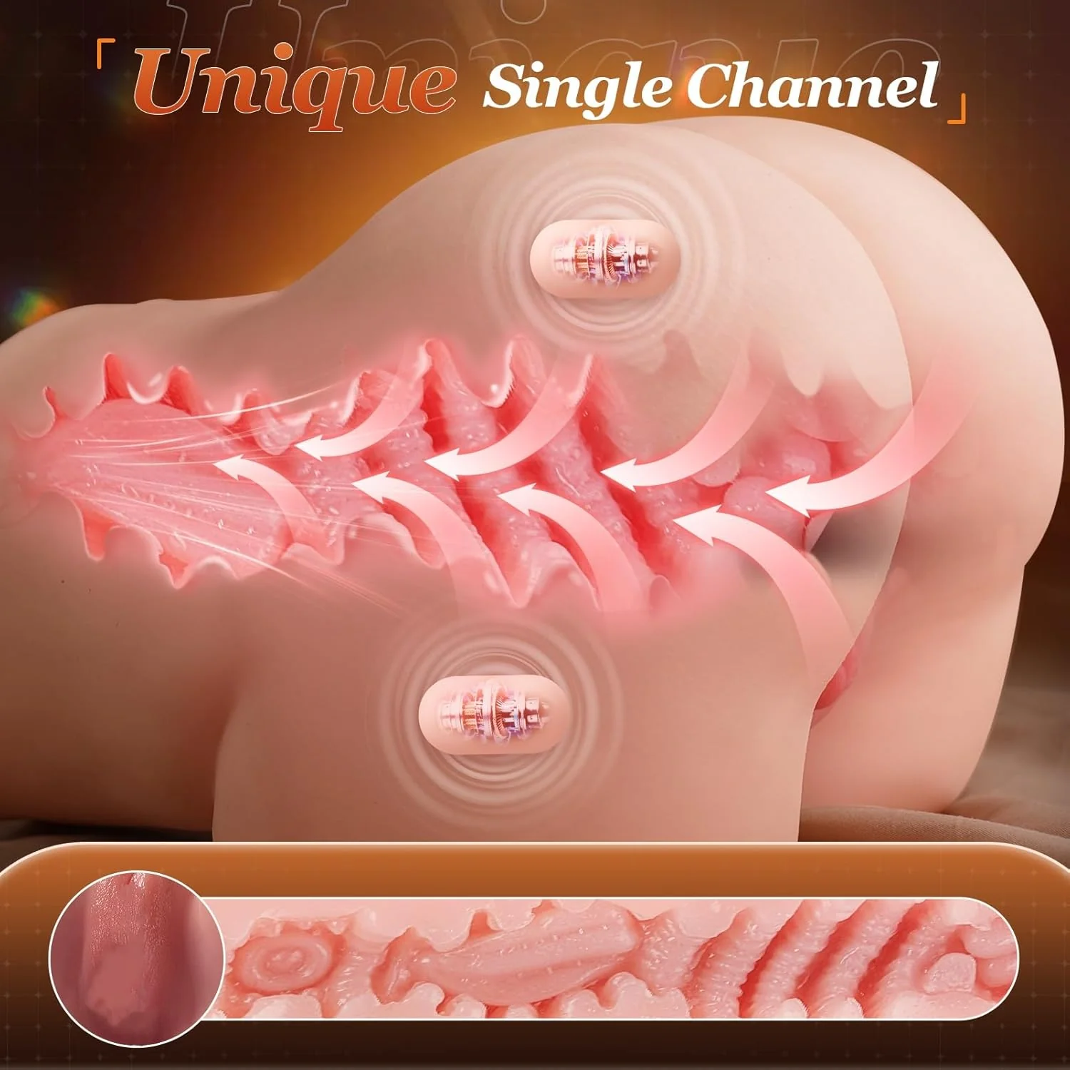 TitanCurve 15LB Realistic Butt Masturbator Suction Vibration - Image 4
