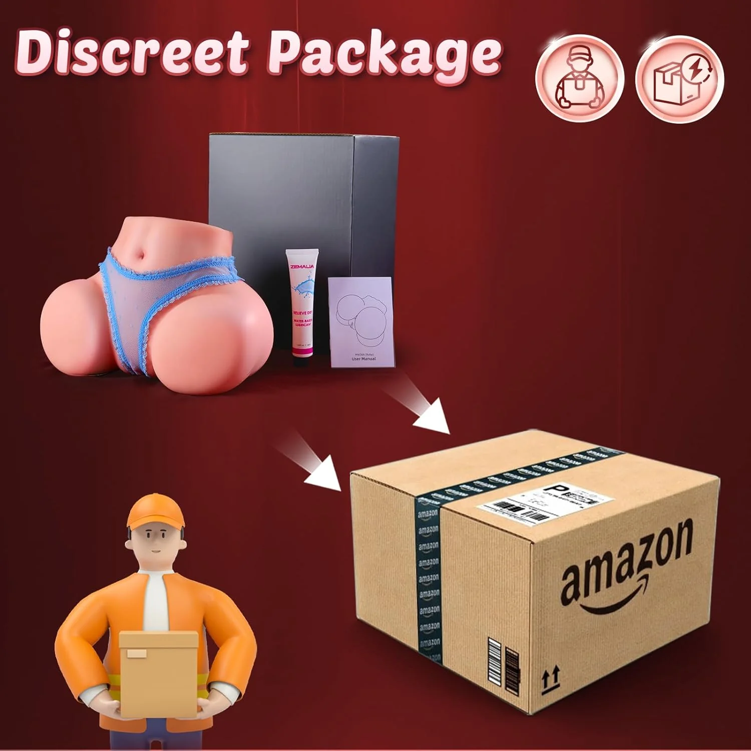 GripCoreX Dual Channel Sex Doll Stroker with Support Ring - Image 6