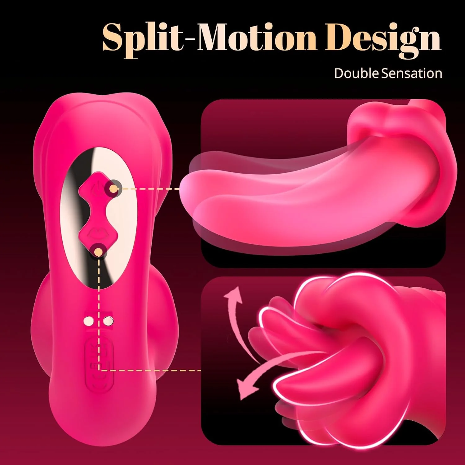 LunexaSync App Tongue Vibrator 20 Modes G-Spot Clit Toy - Image 6