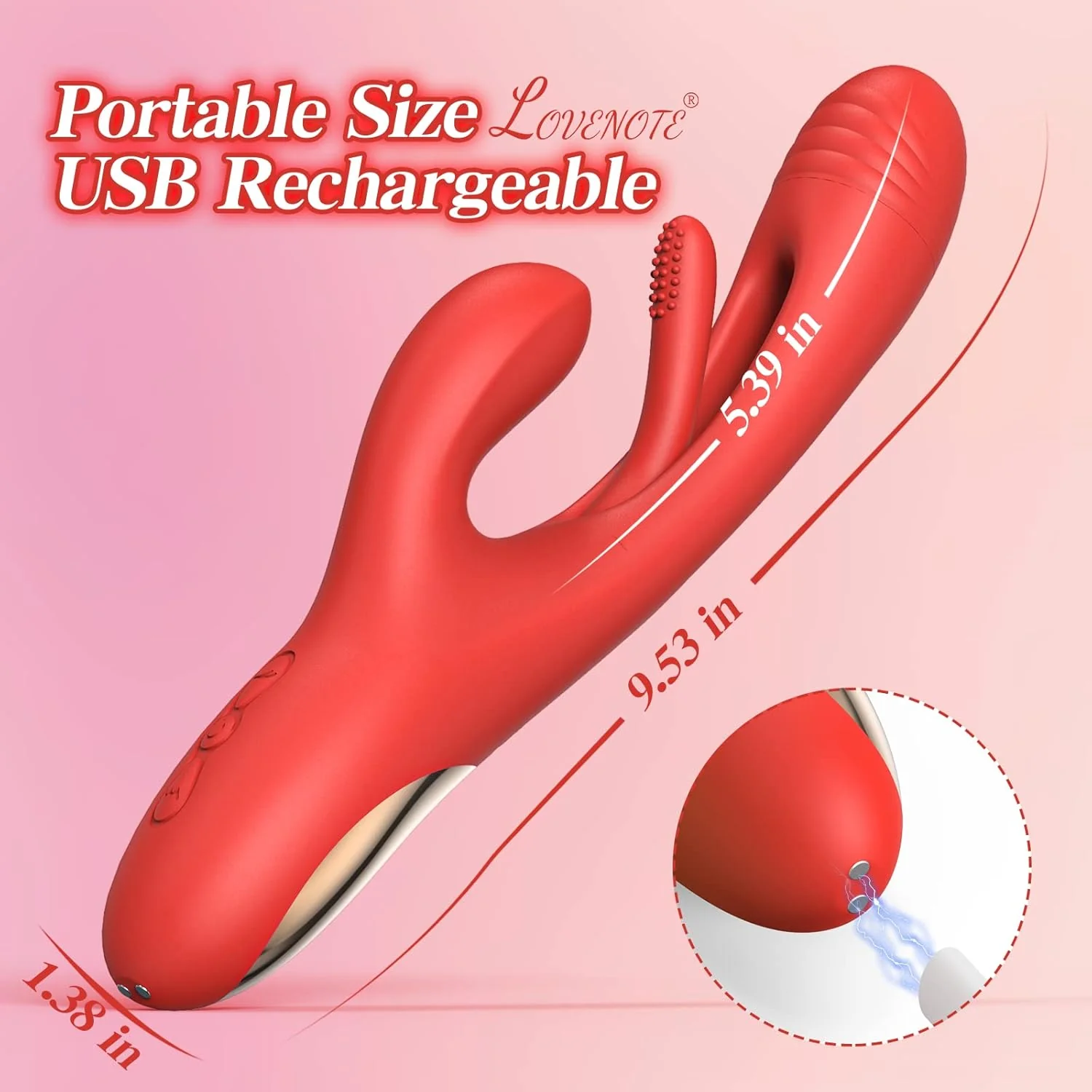 FlexiPulseX 3-in-1 Rabbit Vibrator 7 Flapping Modes Waterproof - Image 6