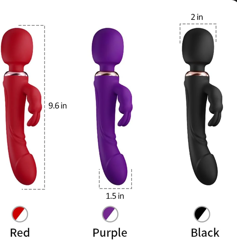 CrimsonWave Rabbit Vibrator Sex Wand  10 Modes Silicone Waterproof - Image 4