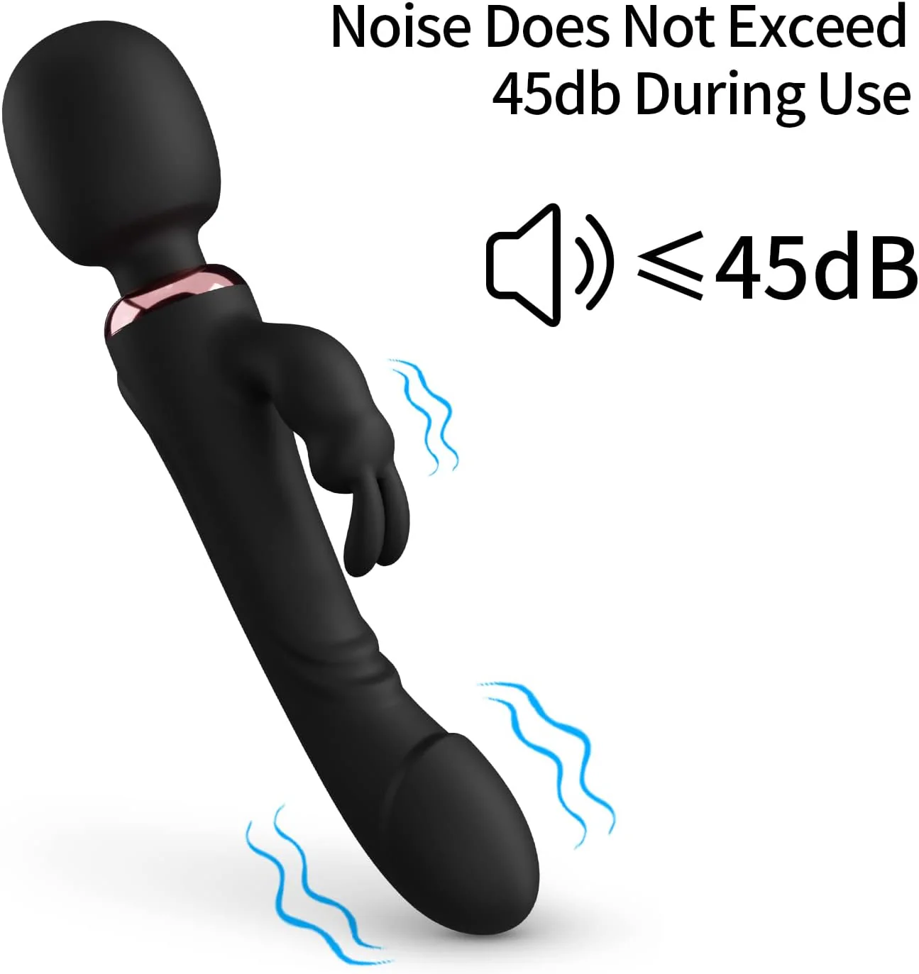CrimsonWave Rabbit Vibrator Sex Wand  10 Modes Silicone Waterproof - Image 7