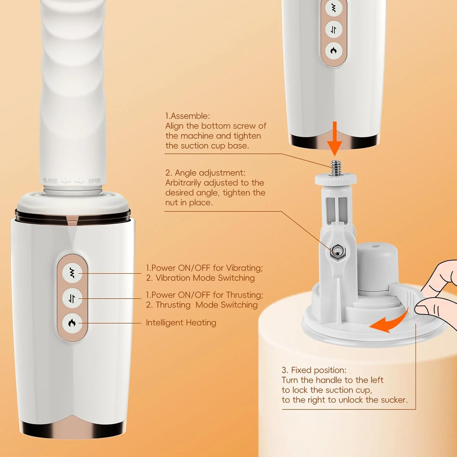 RefinedRush Thrusting Dildo Sex Machine - Image 5
