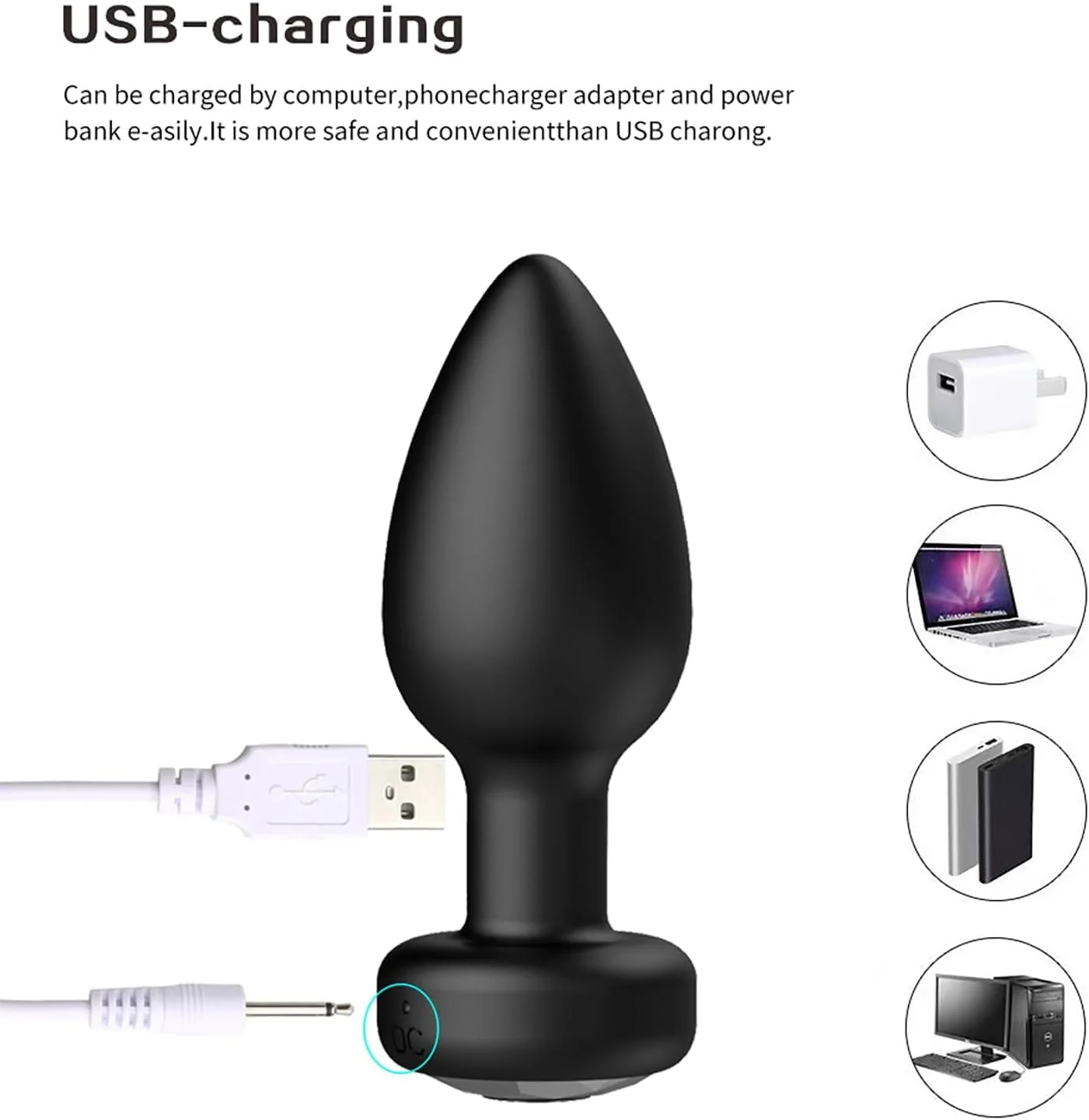 MidnightWhisper Remote Prostate Anal Plug - Image 4