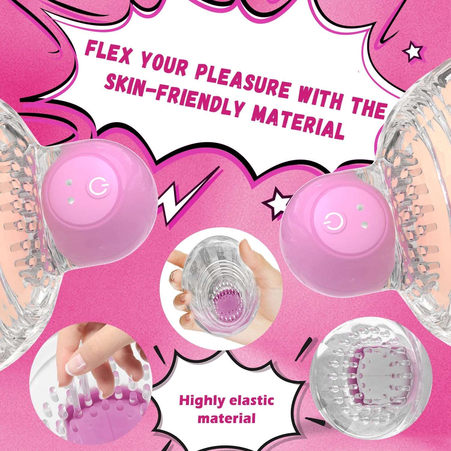 Remote-Controlled Vibration Nipple Teasers - Image 5