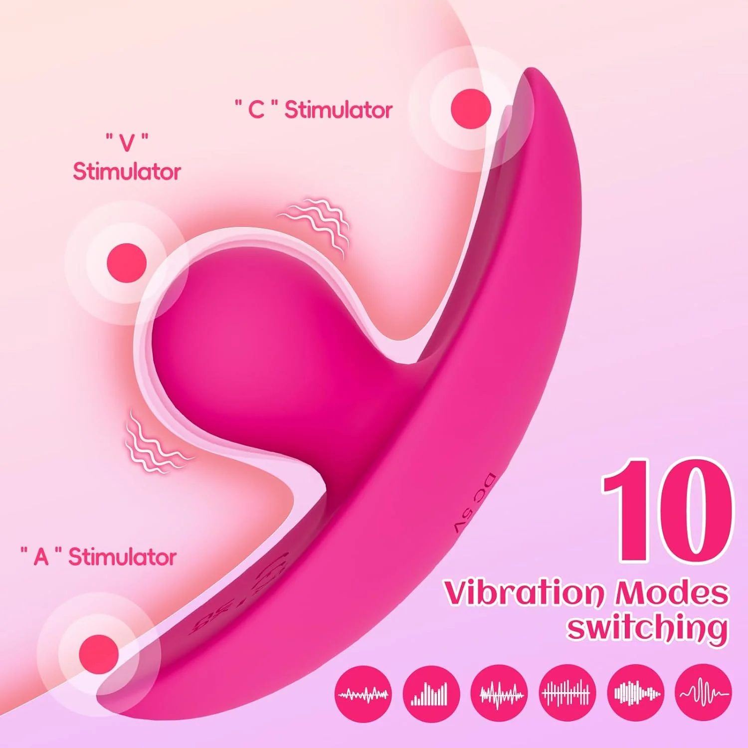 TriPulse 3-in-1 Wearable Panty Vibrator Remote Control - Image 2
