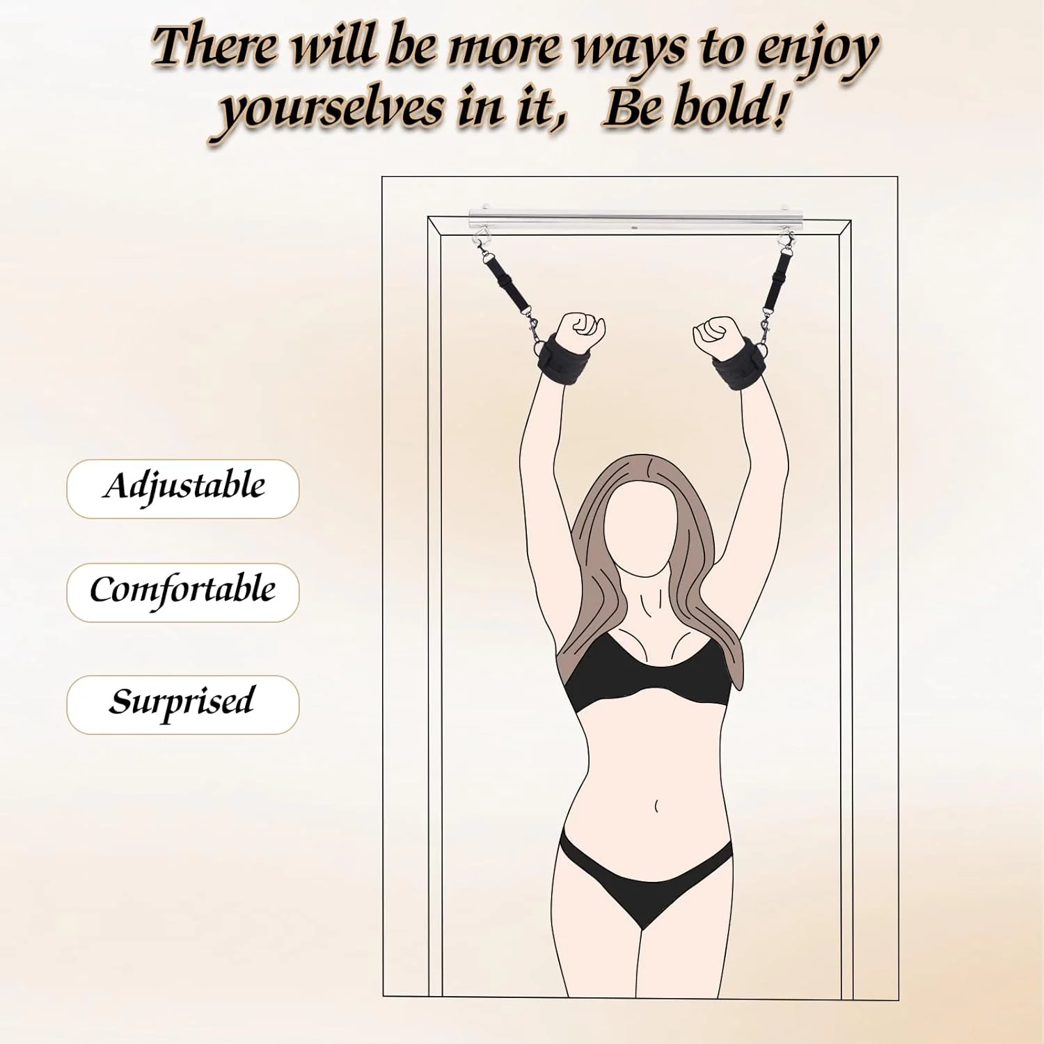 SilverFeather Spreader Bar BDSM Kit - Image 3