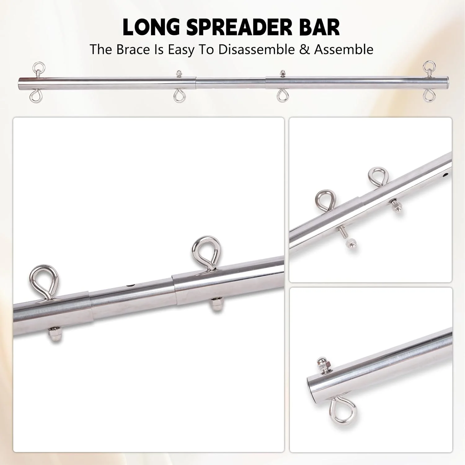FeatherControl Feather Cuff Adjustable Spreader Bar - Image 5