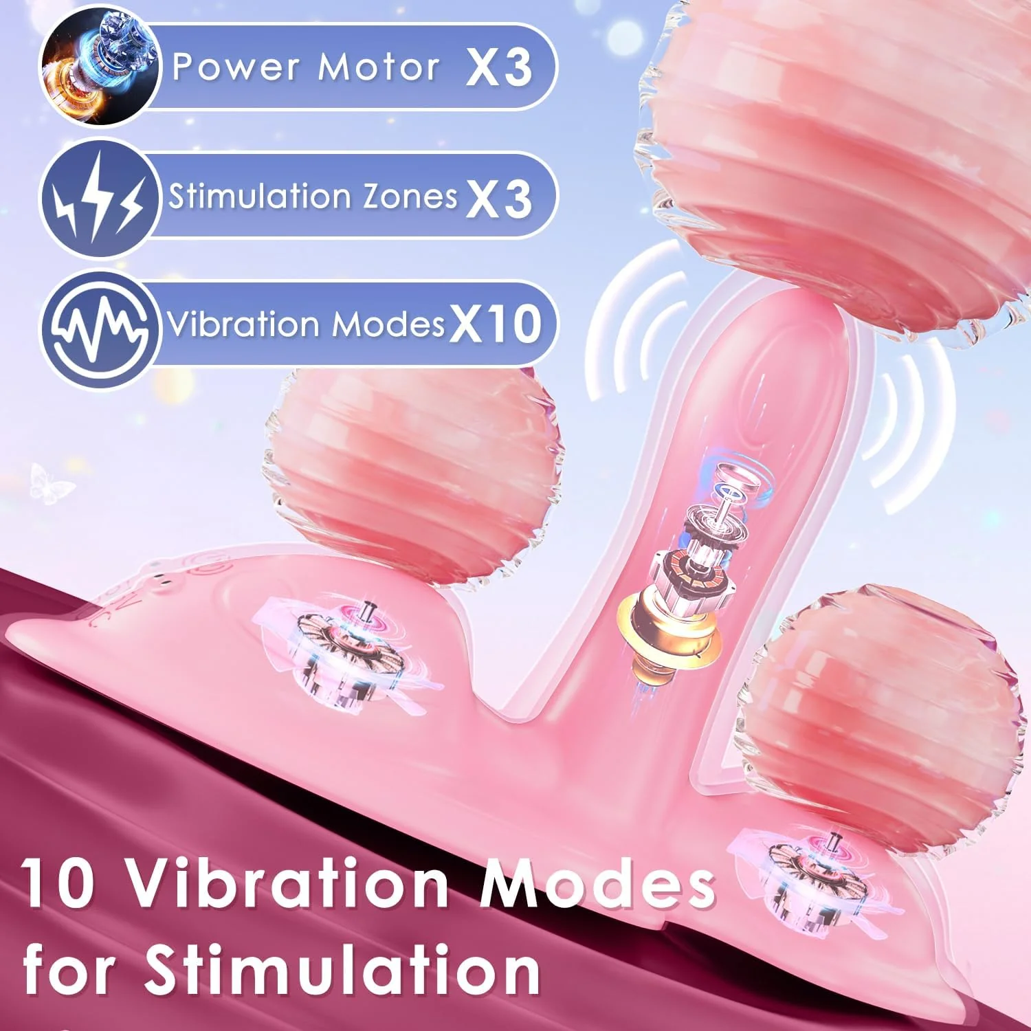 MonarchRide Sit and Ride Triple Motor Dildo Machine - Image 3
