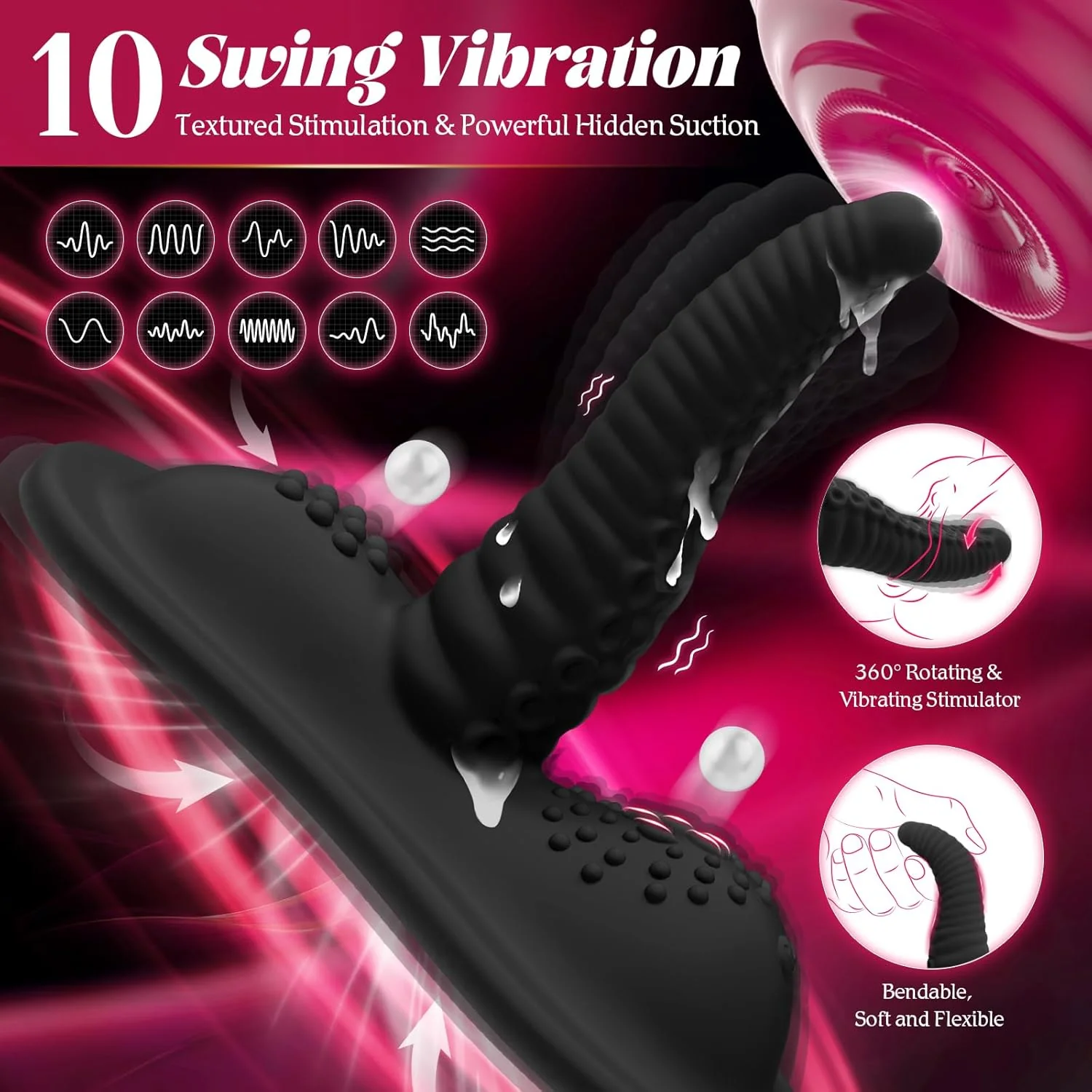WildTentacle Ride-On Tentacle Swing Dildo with Remote - Image 6