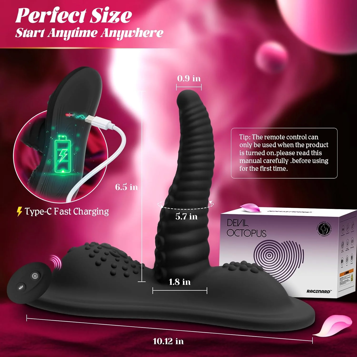 WildTentacle Ride-On Tentacle Swing Dildo with Remote - Image 9
