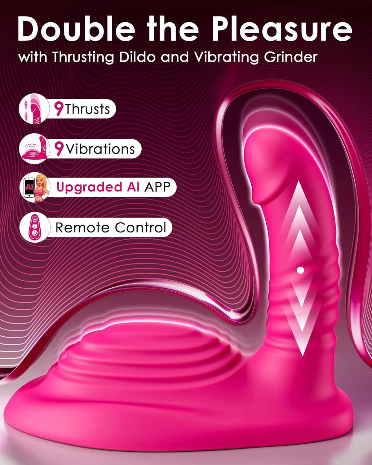 GrindThrone Ride-On Grinder Thrusting Dildo 9×9 - Image 3