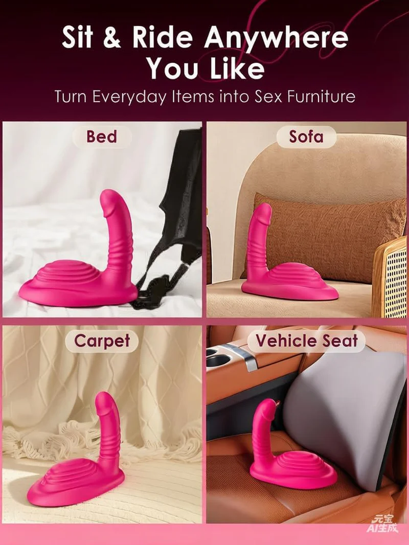 GrindThrone Ride-On Grinder Thrusting Dildo 9×9 - Image 5