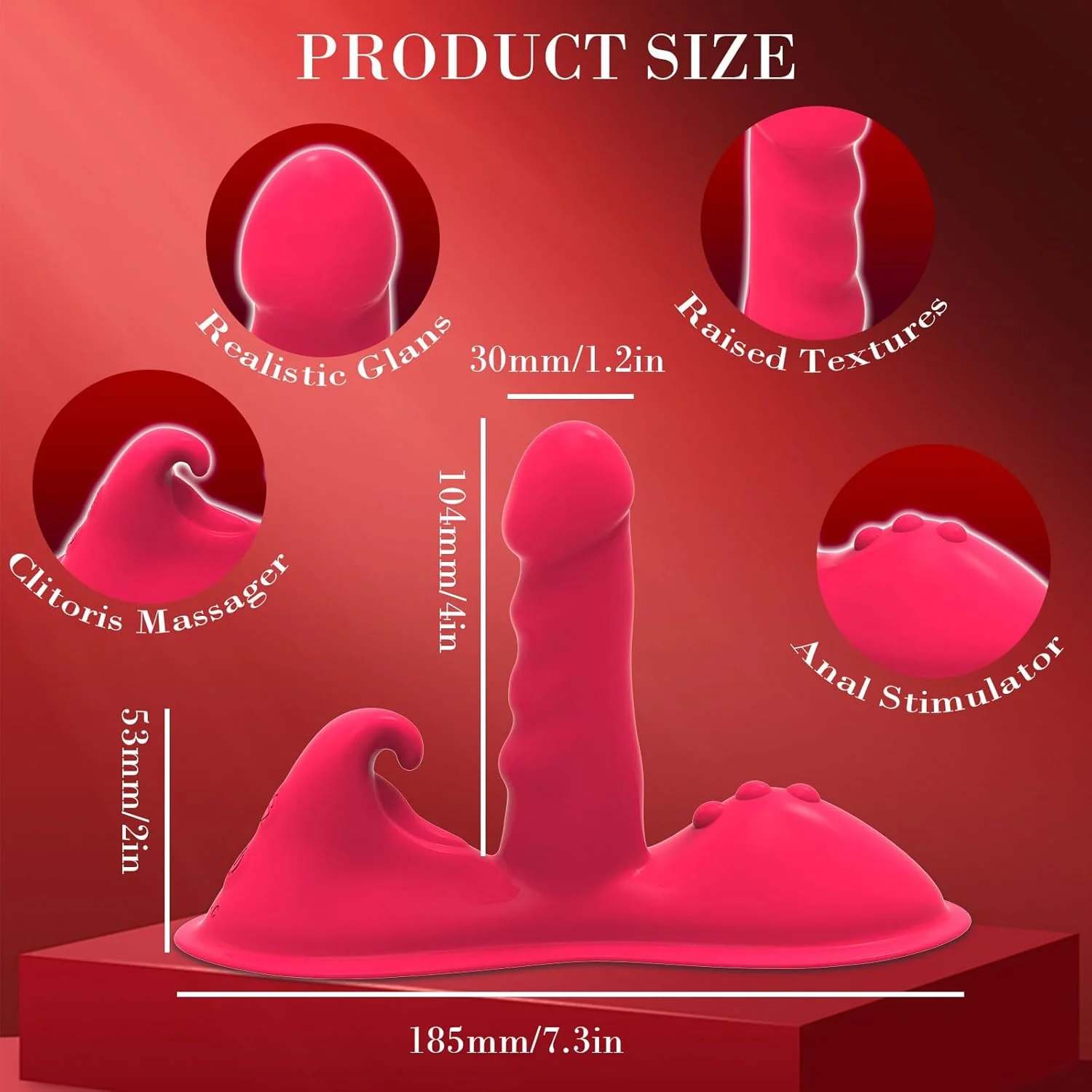 RideQueen Sit & Ride Thrusting Dildo with Remote - Image 7