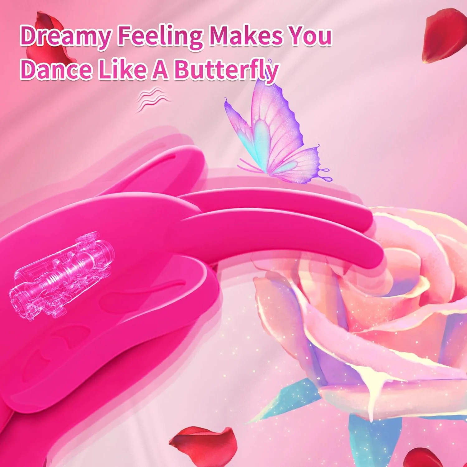 RogueFlick 3-in-1 Wearable Panty Vibrator with 9 Flapping & Vibration Modes - Image 4