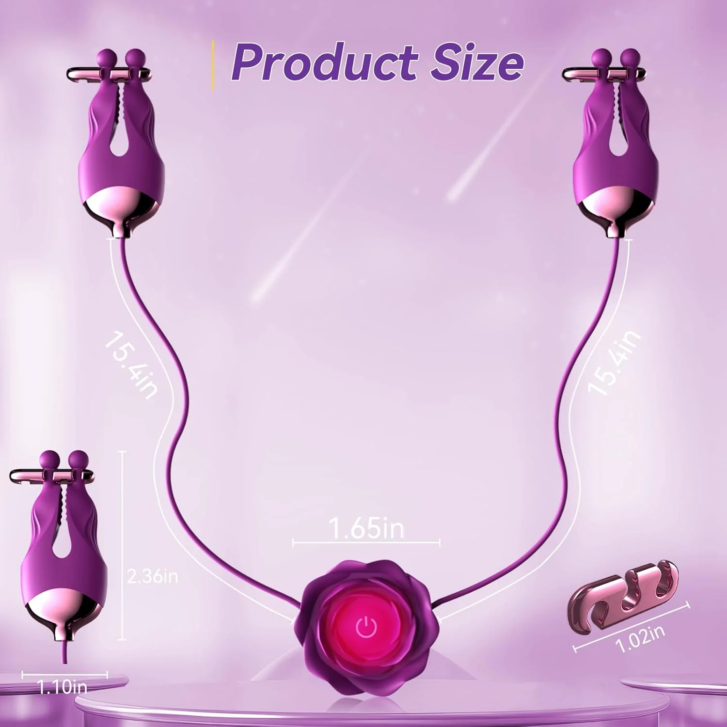 ThornGrip Clit Stimulator Nipple Clamps - Image 3
