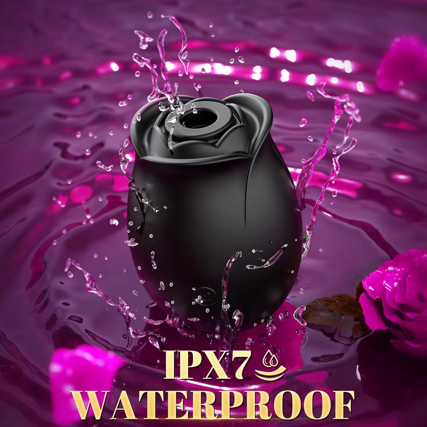 NoirelleX Rose Clit Sucker App Control 9 Modes Waterproof - Image 7