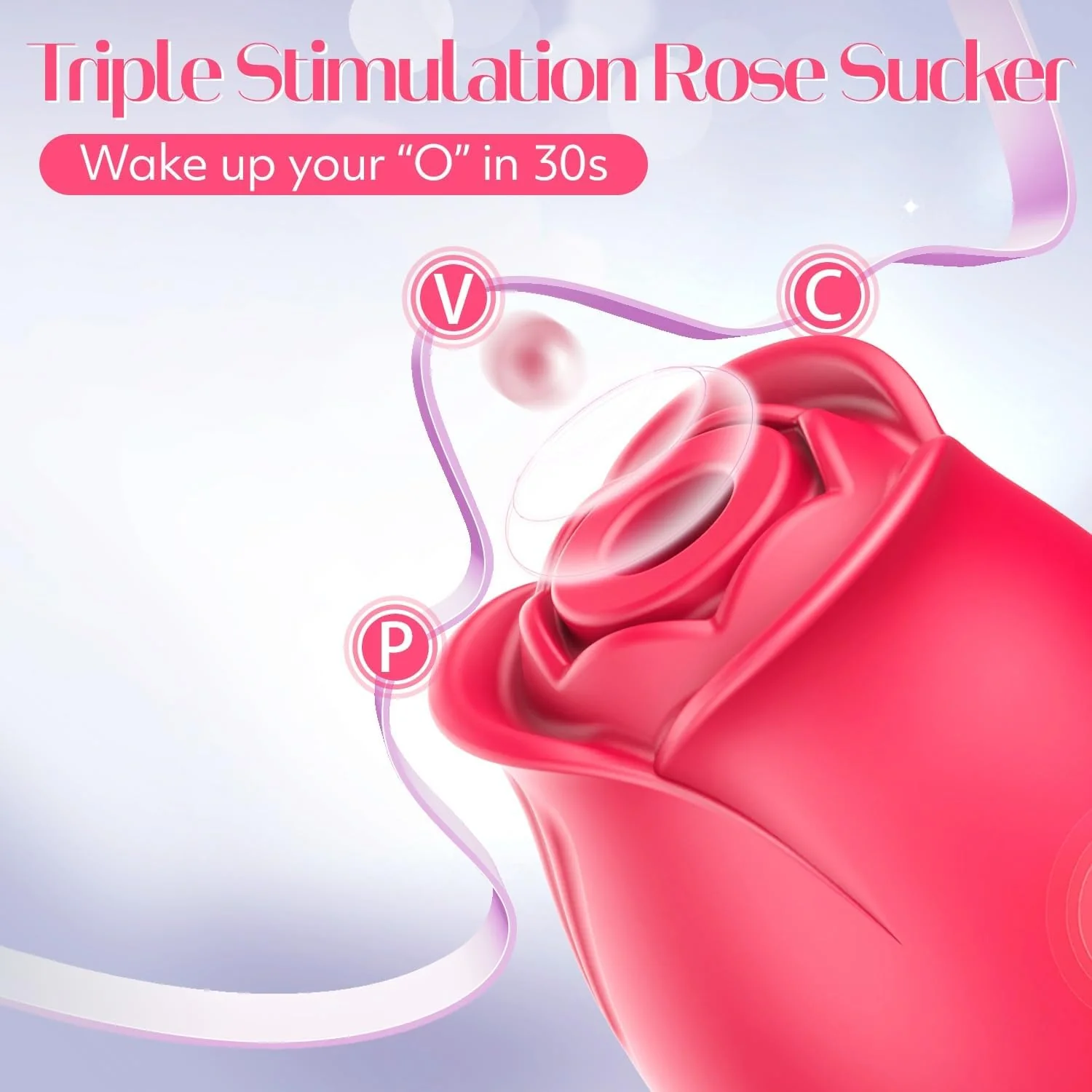 VirelleX Rose Clit Sucker App Control 9 Modes Compact - Image 3