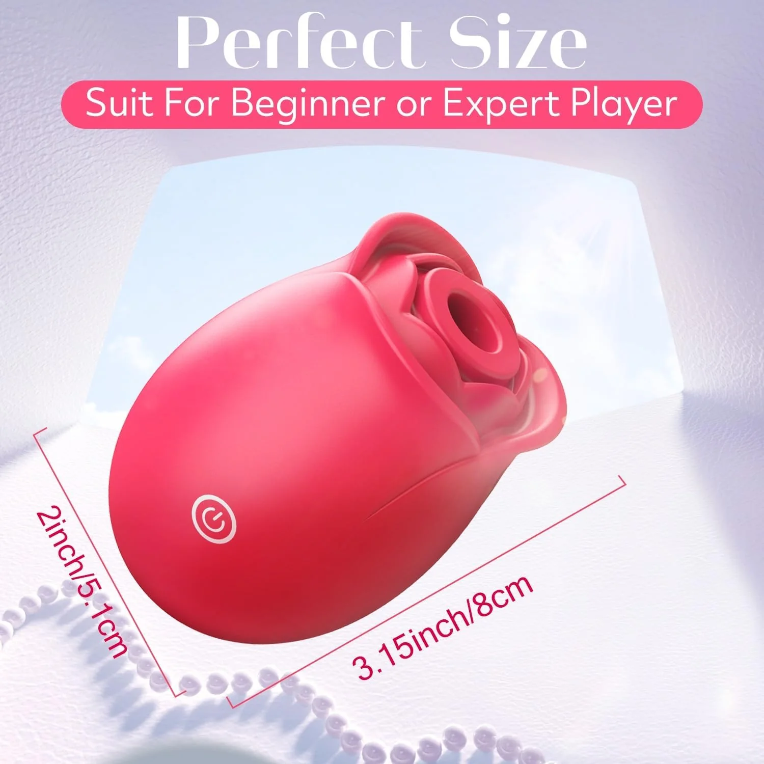 VirelleX Rose Clit Sucker App Control 9 Modes Compact - Image 5