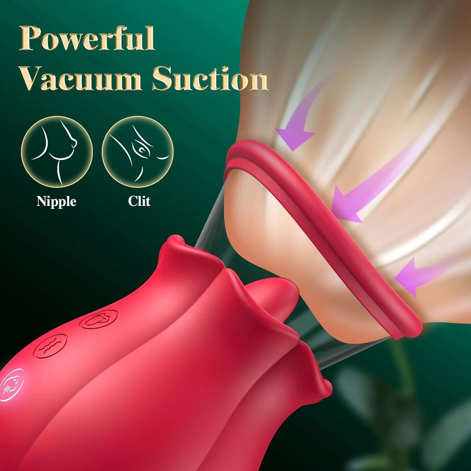 Blooming Rose Clitoral Suction Vibrator - Image 3