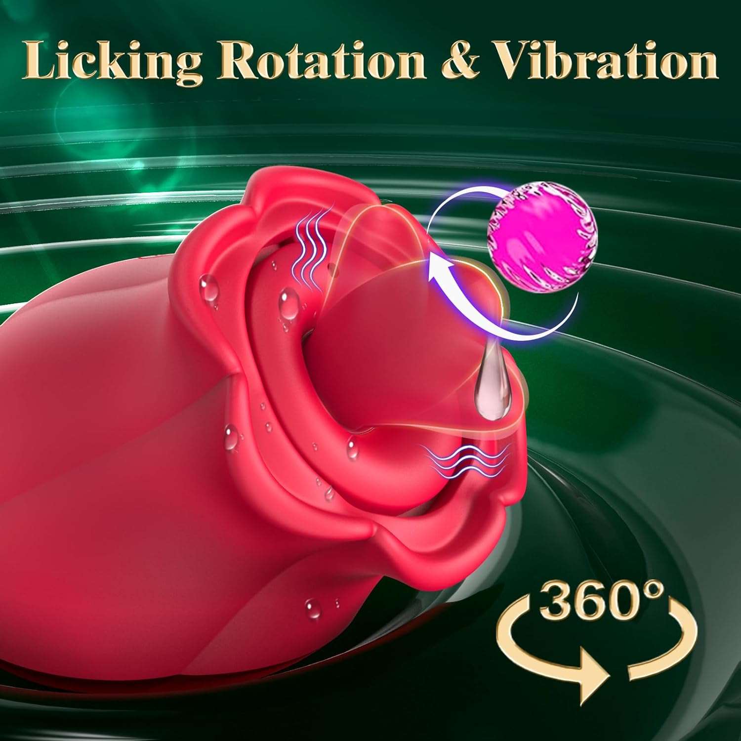 Blooming Rose Clitoral Suction Vibrator - Image 4