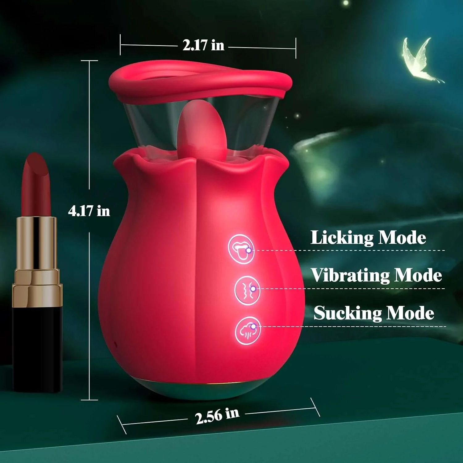 Blooming Rose Clitoral Suction Vibrator - Image 6