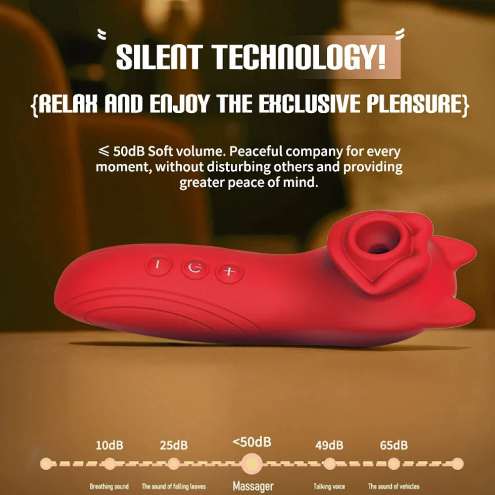 RosePulse Rose Suction Vibrator 10 Modes - Image 4