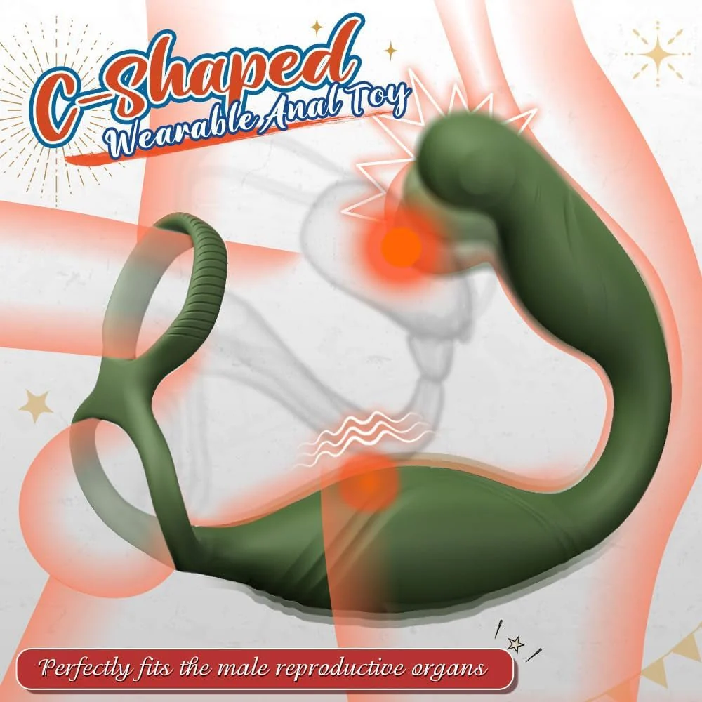 RotateCoreX Rotating Prostate Massager Cock Ring 10 Modes Remote - Image 2