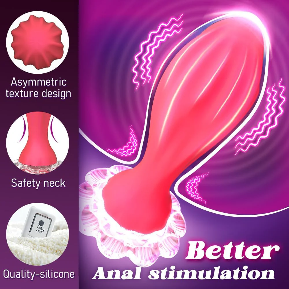 SatinPetal Vibrating Butt Plug - Image 4