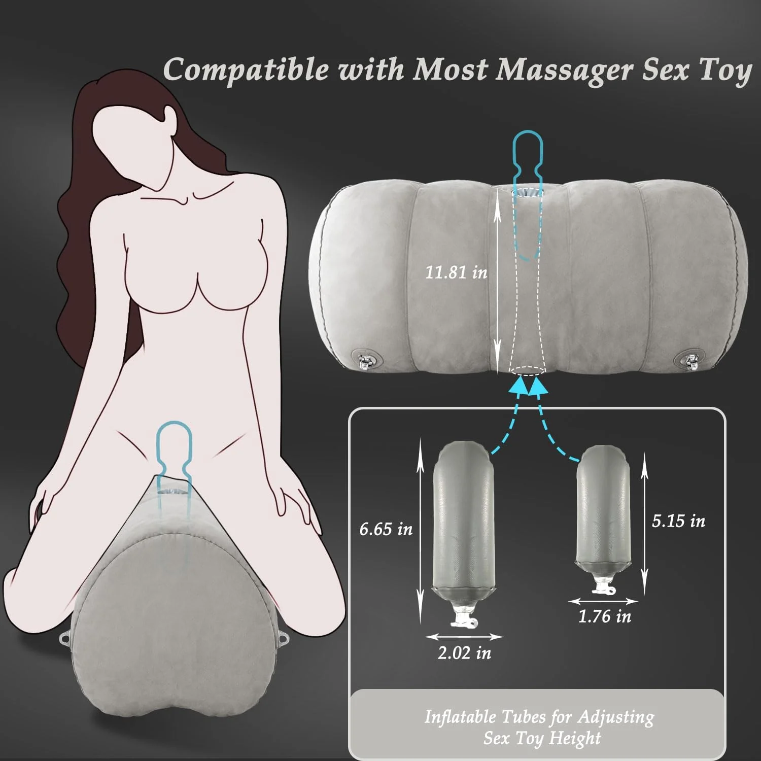 SatinPulse Sex Pillow Cuffs Set - Image 4