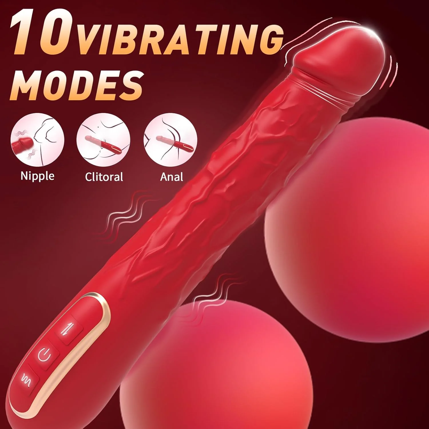 SensualTide 9.6" G-Spot Vibrator - Image 3