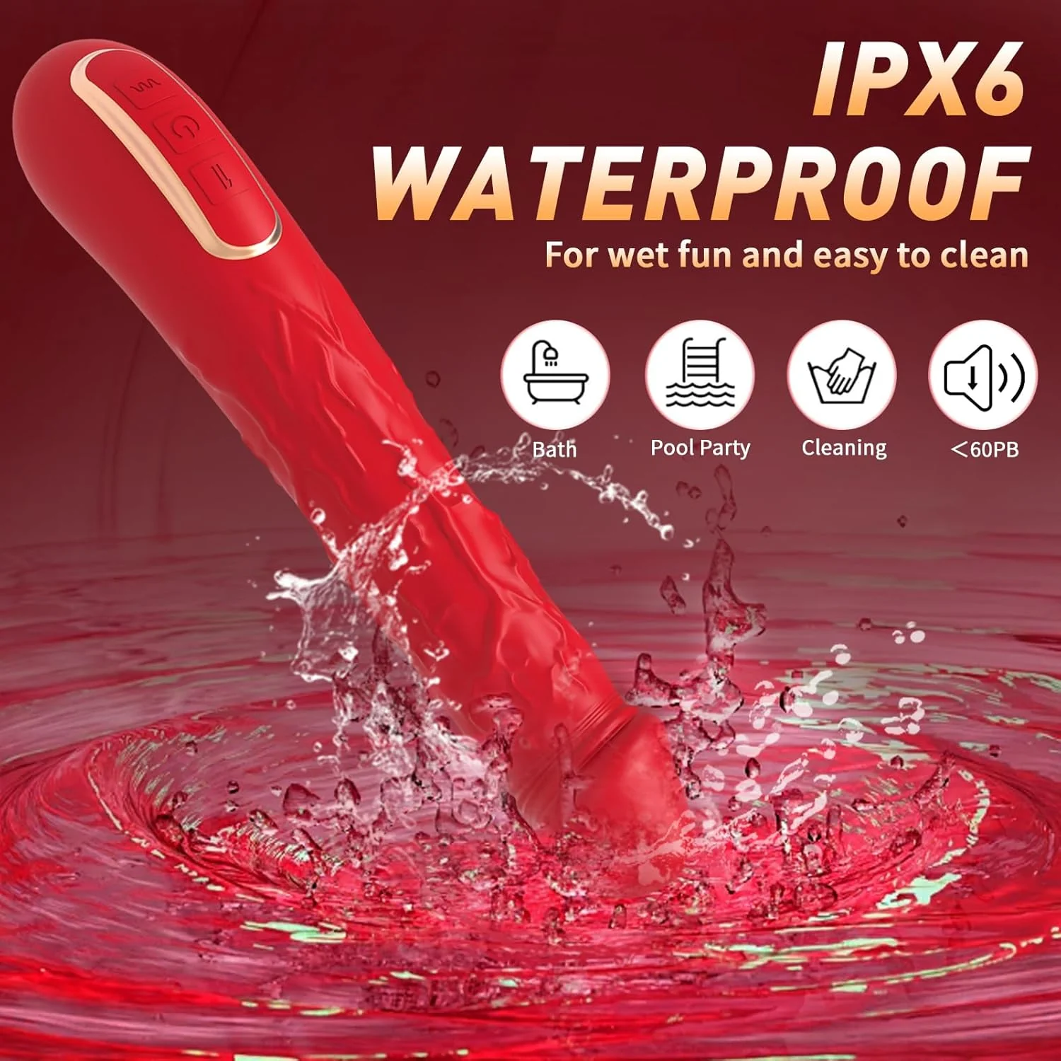 SensualTide 9.6" G-Spot Vibrator - Image 4