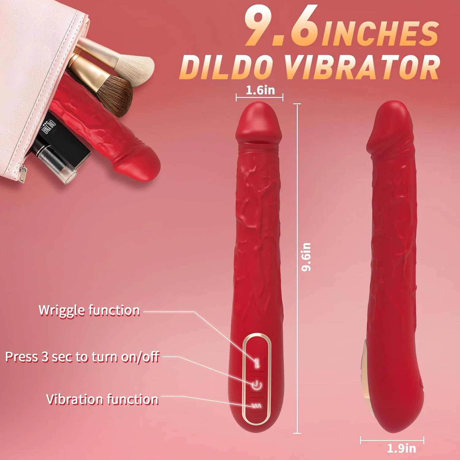 SensualTide 9.6" G-Spot Vibrator - Image 5