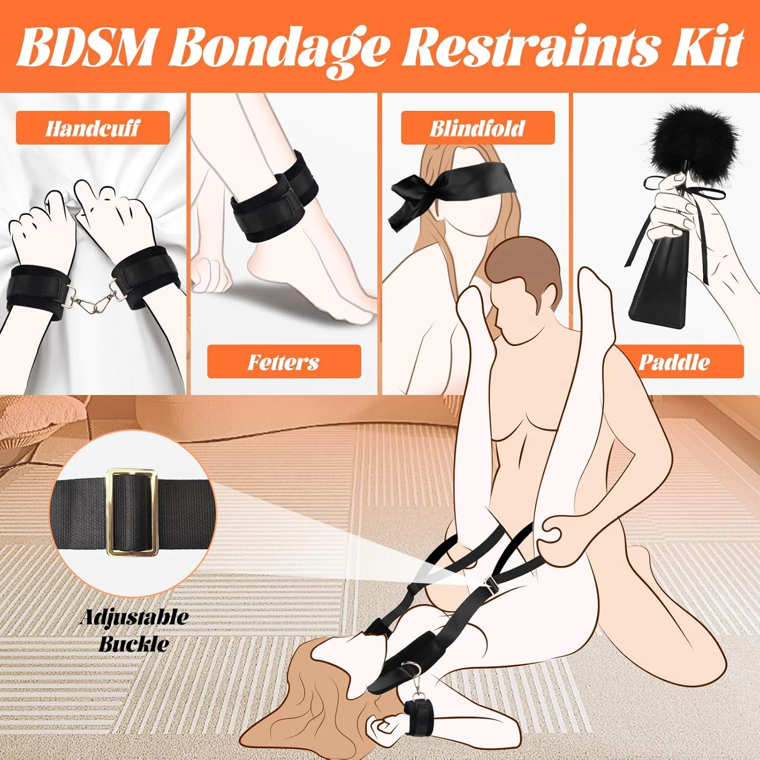 SlingForm BDSM Sex Sling Harness Kit Adjustable - Image 2