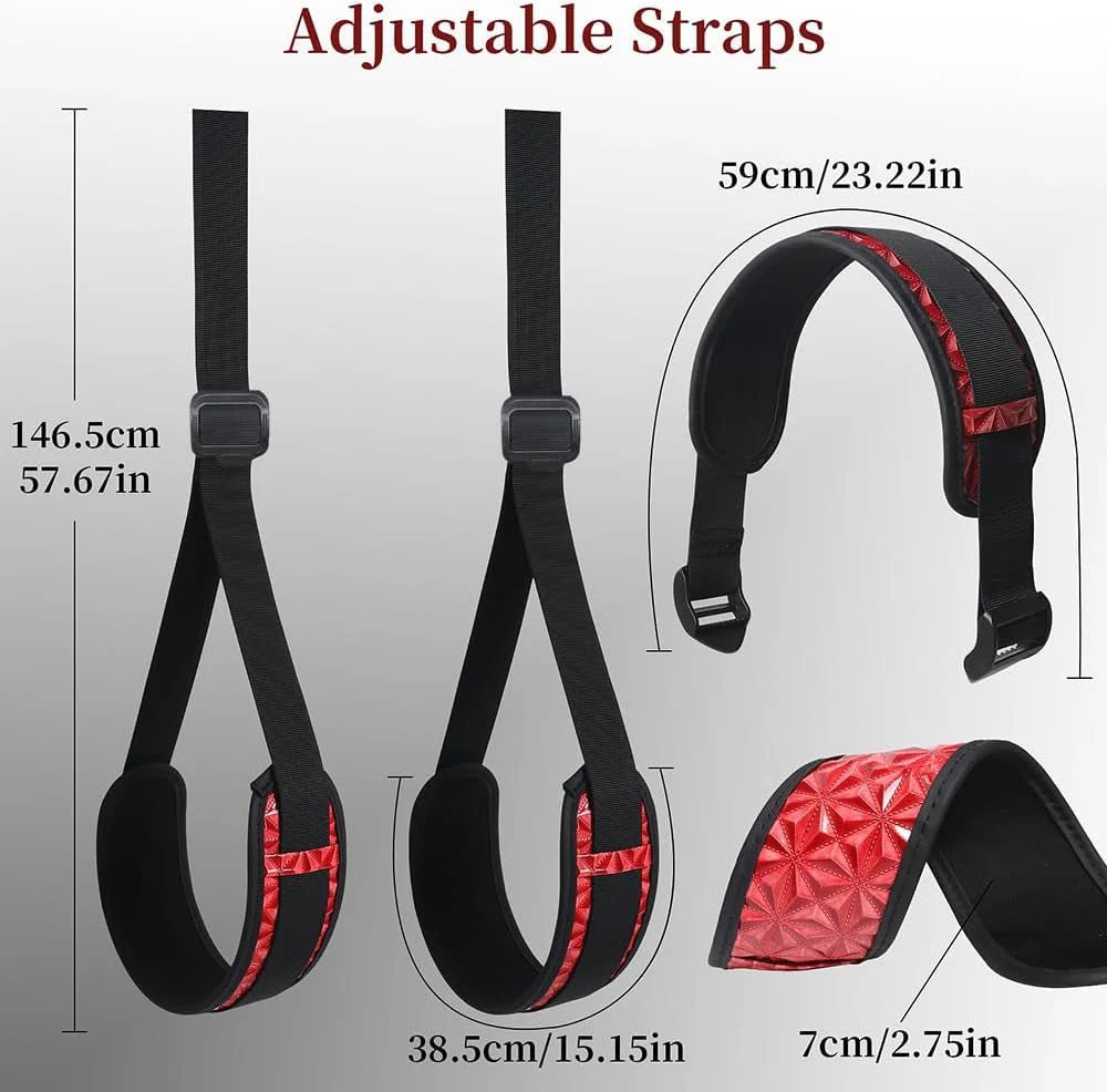 FlexLift Neck to Thigh Sling BDSM Strap Kit - Image 5