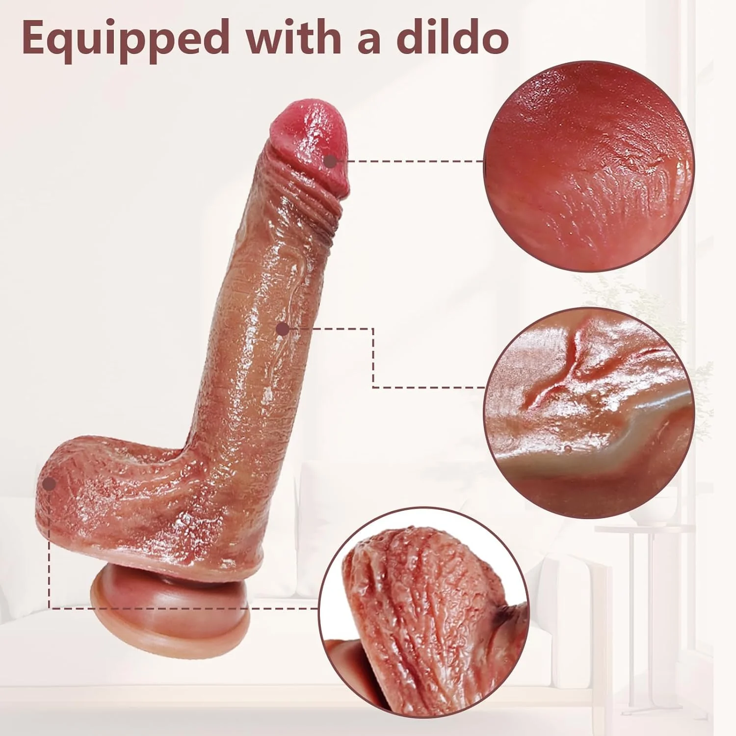 FlexBounce Adjustable Sex Position Chair with Dildo - Image 6
