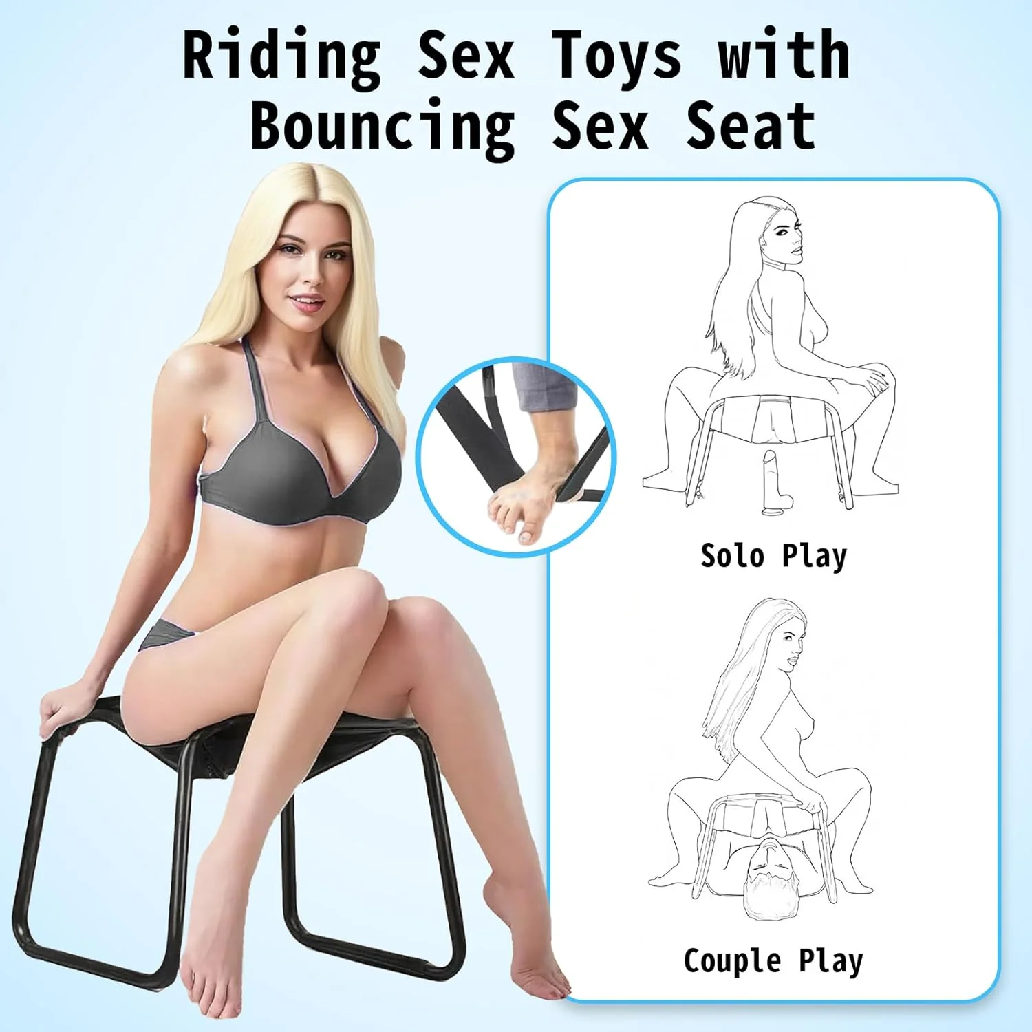 AeroRide Weightless Adjustable Riding Sex Chair - Image 5