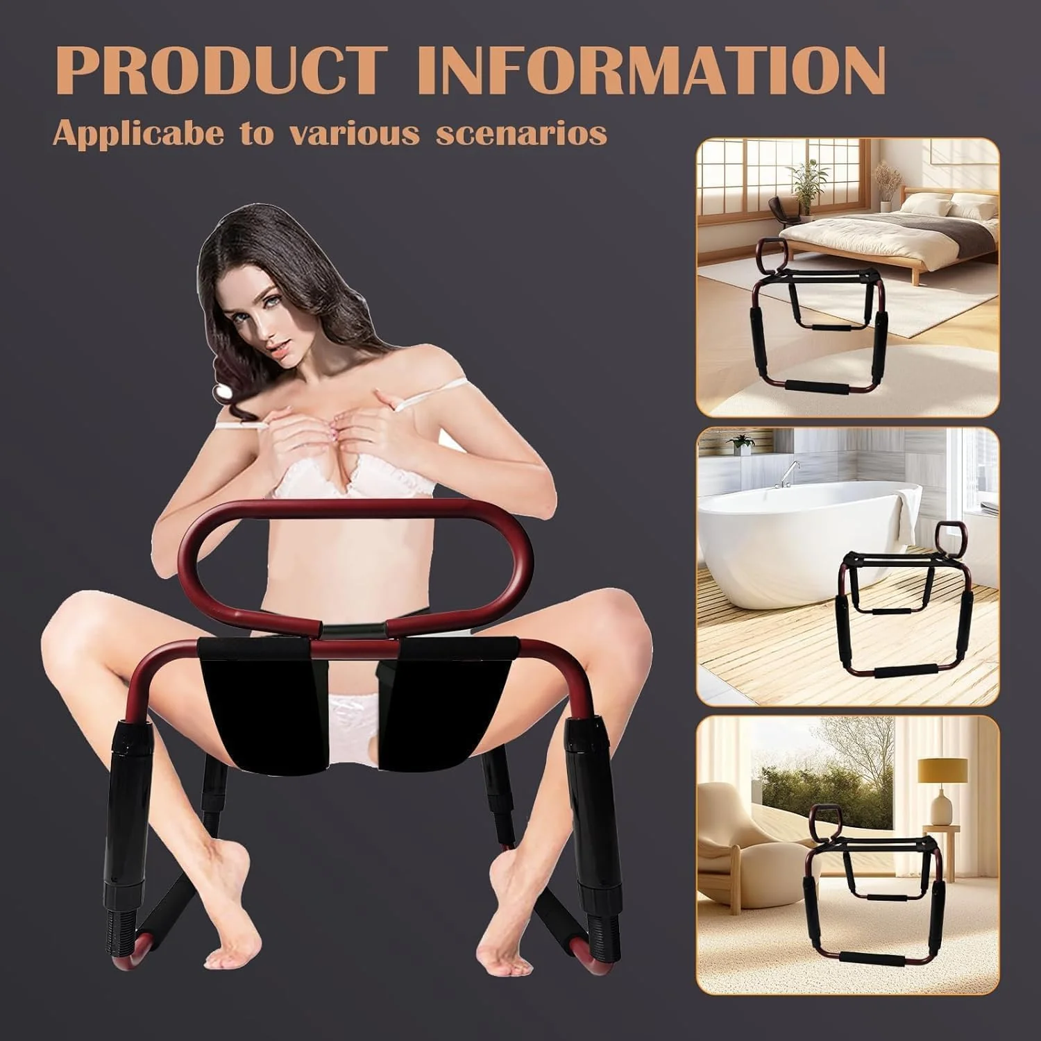 FlexThrone Adjustable Weightless Sex Position Chair - Image 5