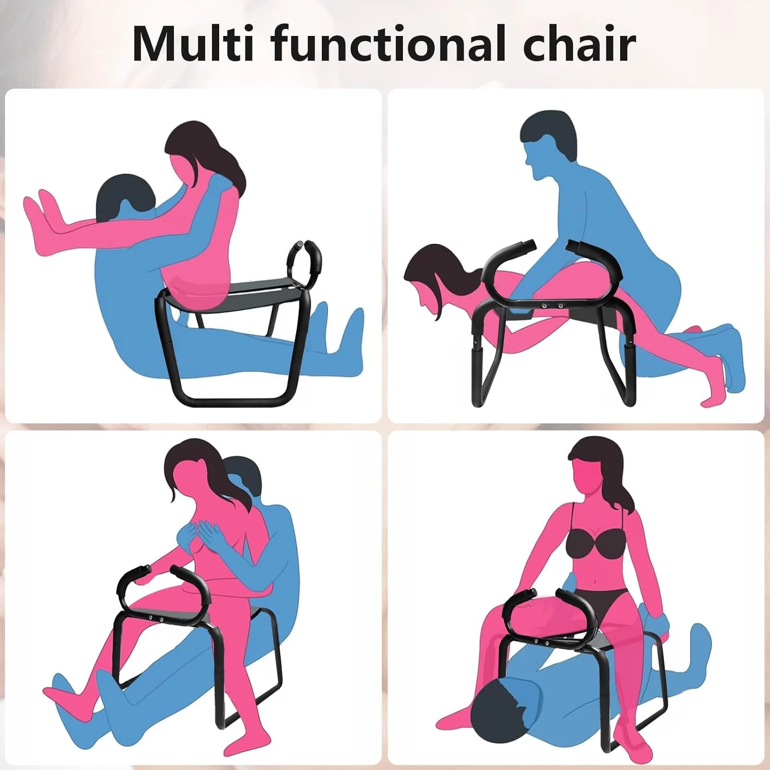 AxisControl Sex Chair with Armrests & Elastic Straps - Image 2