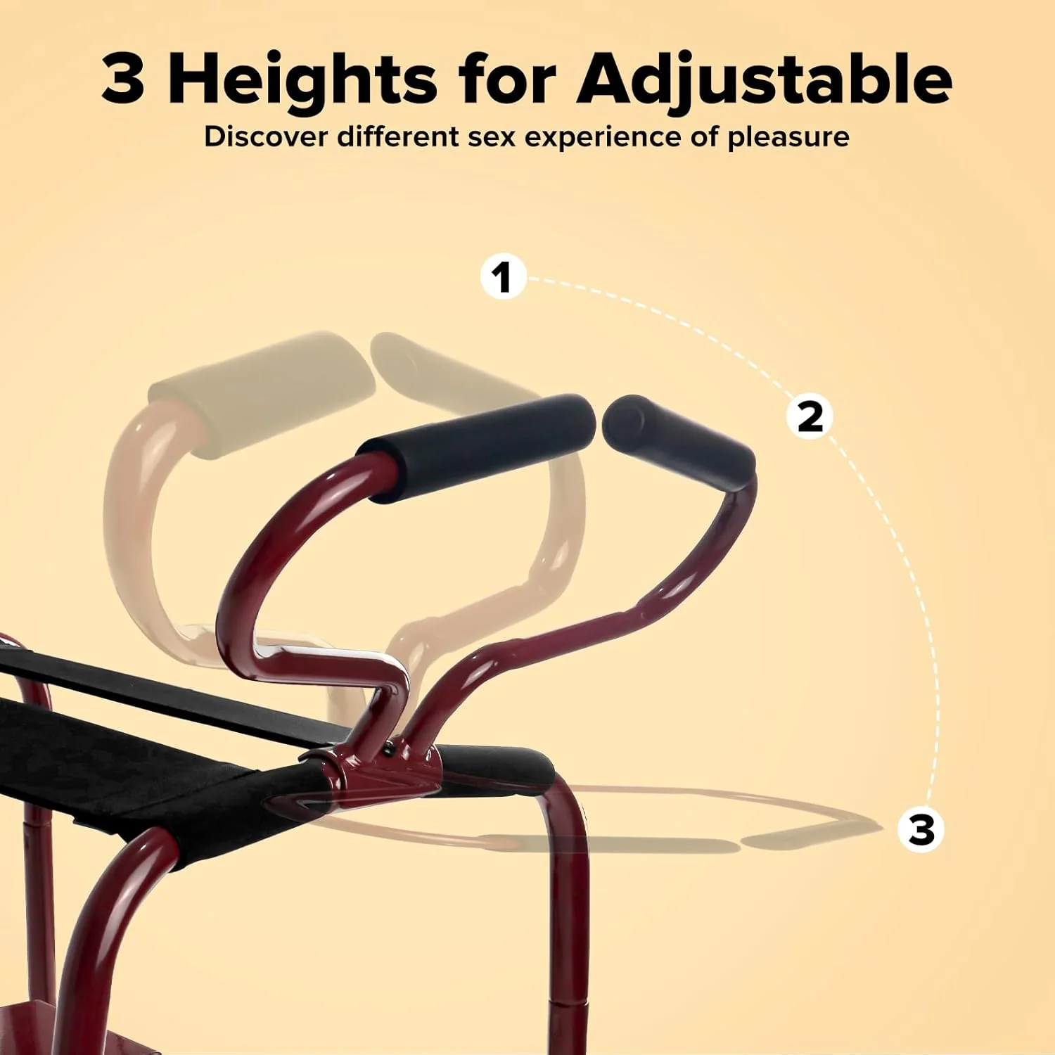 AeroBounce Adjustable Sex Chair with Dildo Mount - Image 3