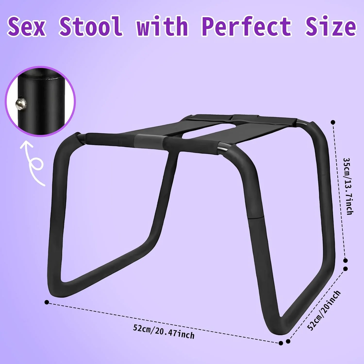 RideWave Adjustable Bouncing Sex Chair with Elastic Seat - Image 6