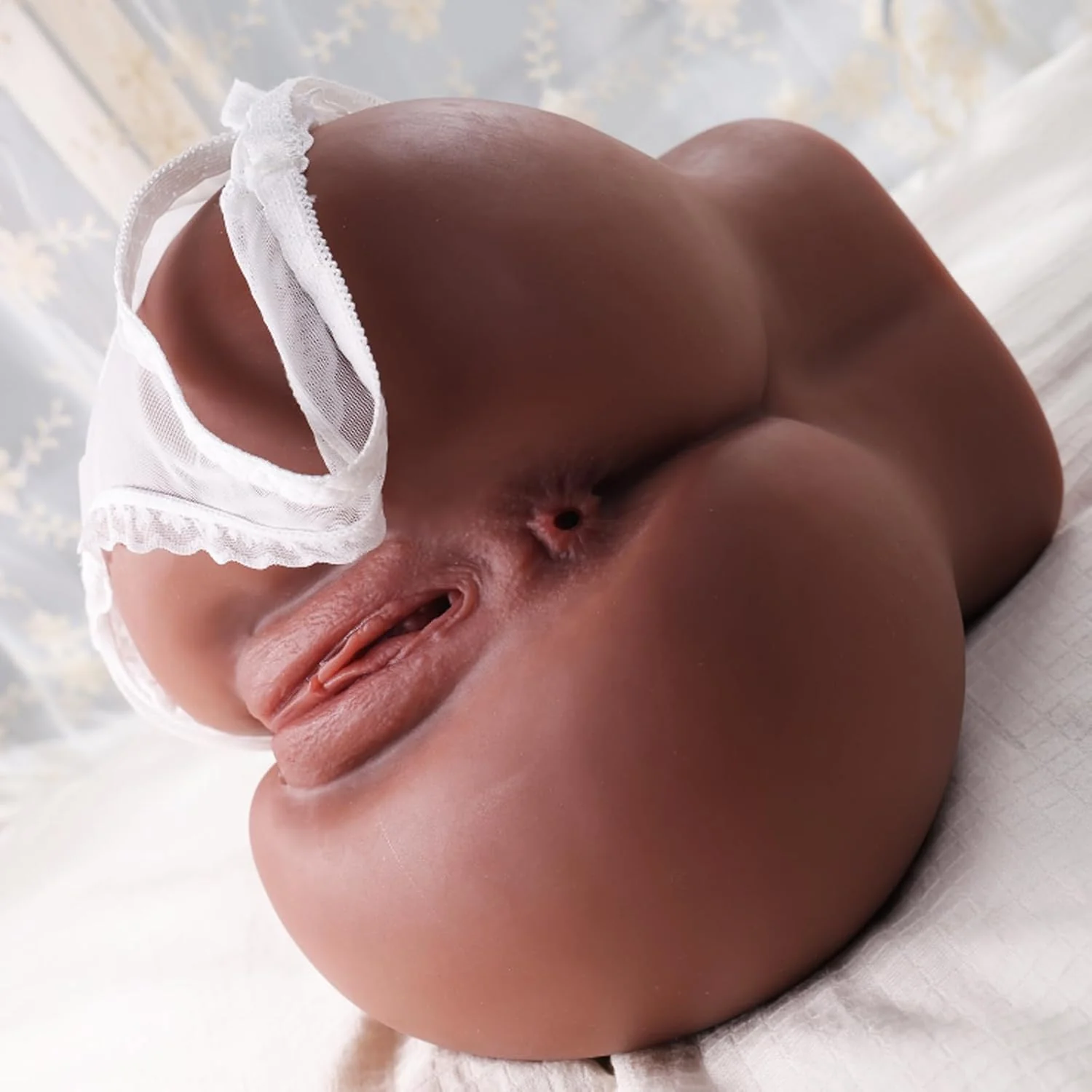 MidnightCurves Black Sex Doll Torso Dual Channel 10LB - Image 8
