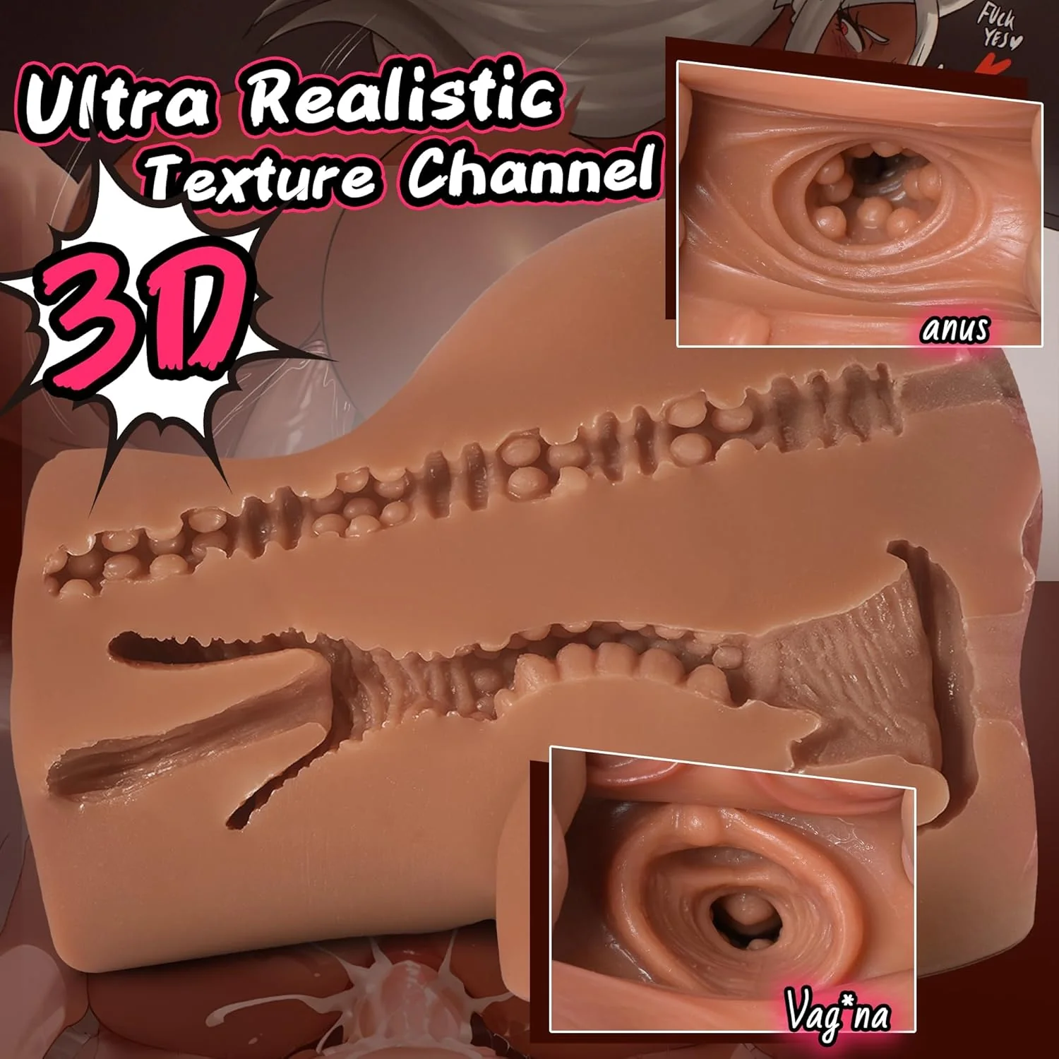 CompactCore 5.1LB Pocket Torso Sex Doll Dual Channel - Image 3