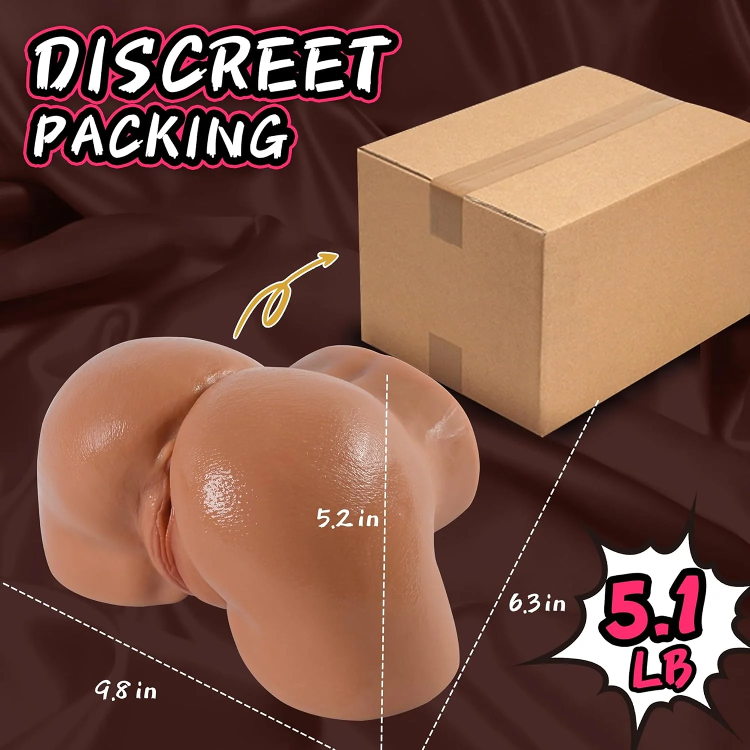 CompactCore 5.1LB Pocket Torso Sex Doll Dual Channel - Image 6