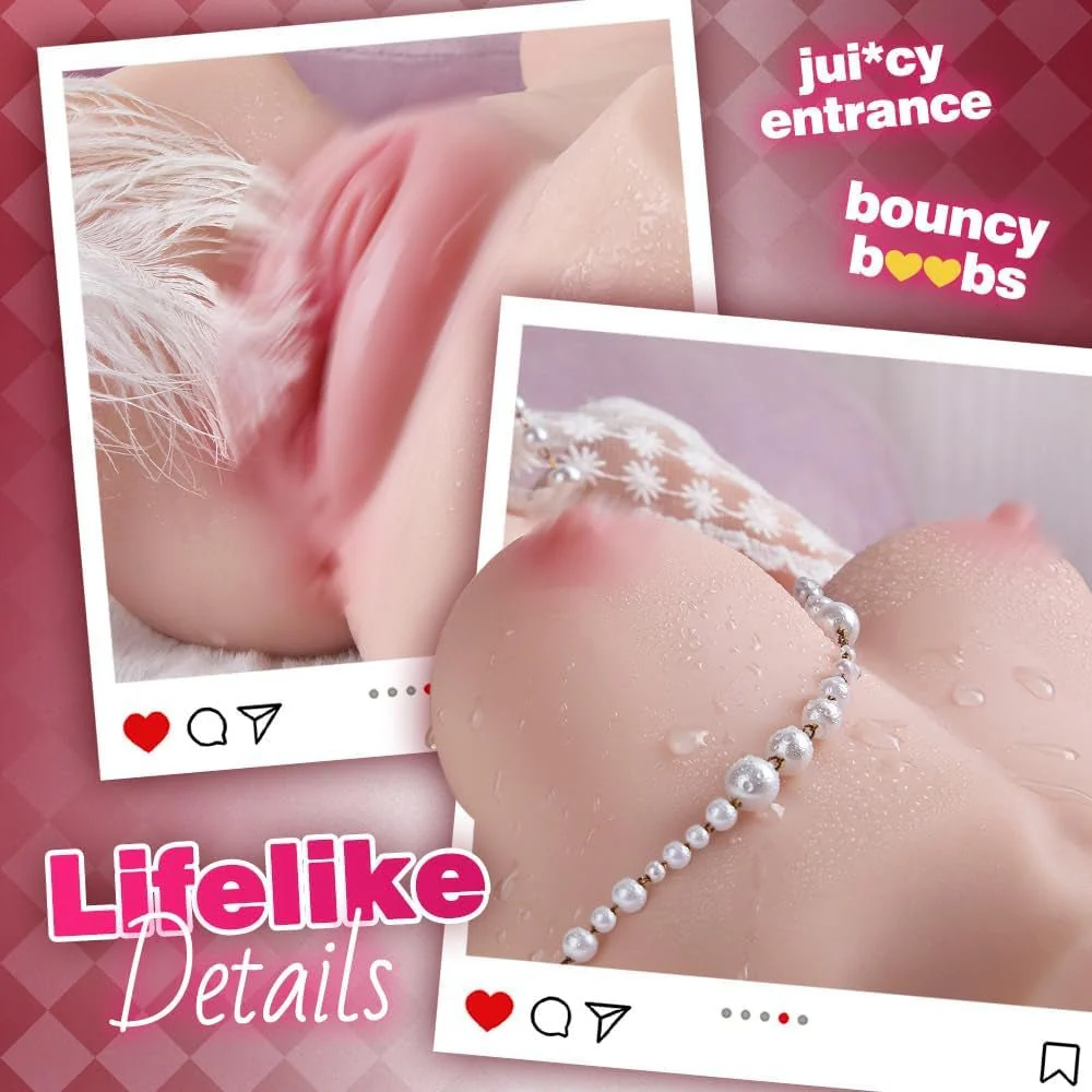 RetroFlex 6LB Dual Channel Torso Sex Doll Real Feel - Image 3