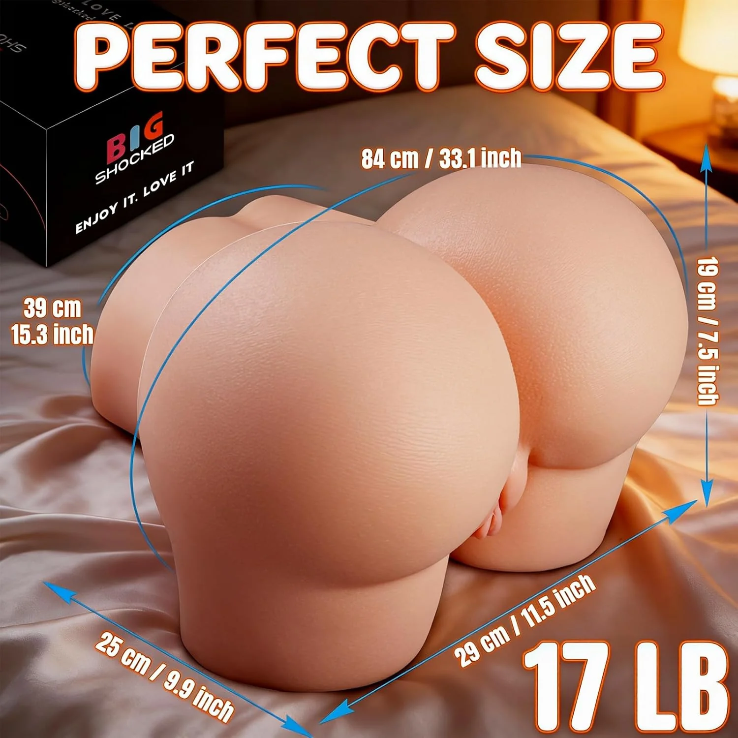 BounceMax 17LB Realistic Sex Doll Torso | Dual Channel Stroker - Image 5