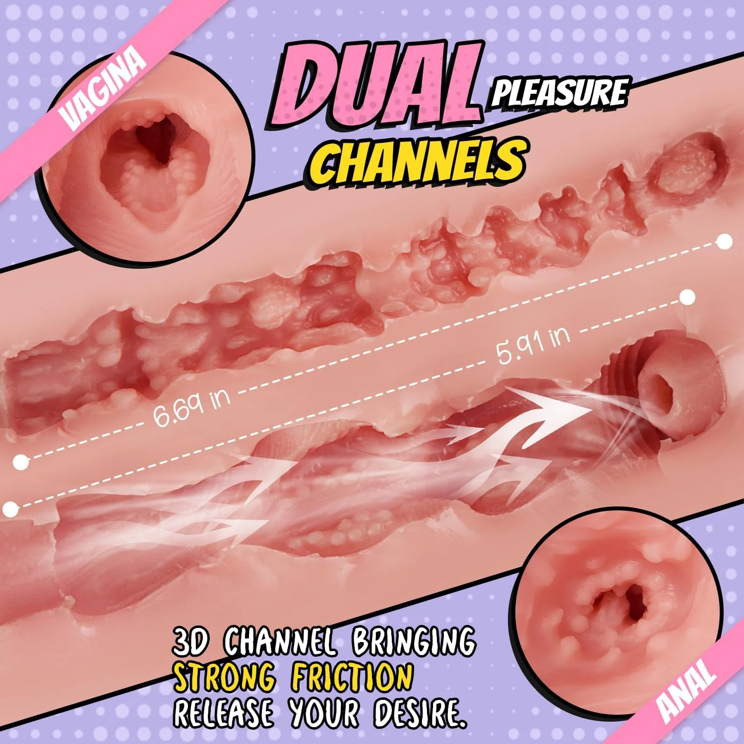 VelnoraX 12lb Sex Doll Torso TPE Dual Channel Realistic - Image 7