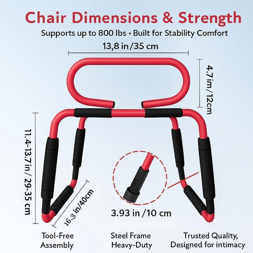 FlexControl Adjustable Sex Position Chair 800lb Support - Image 3