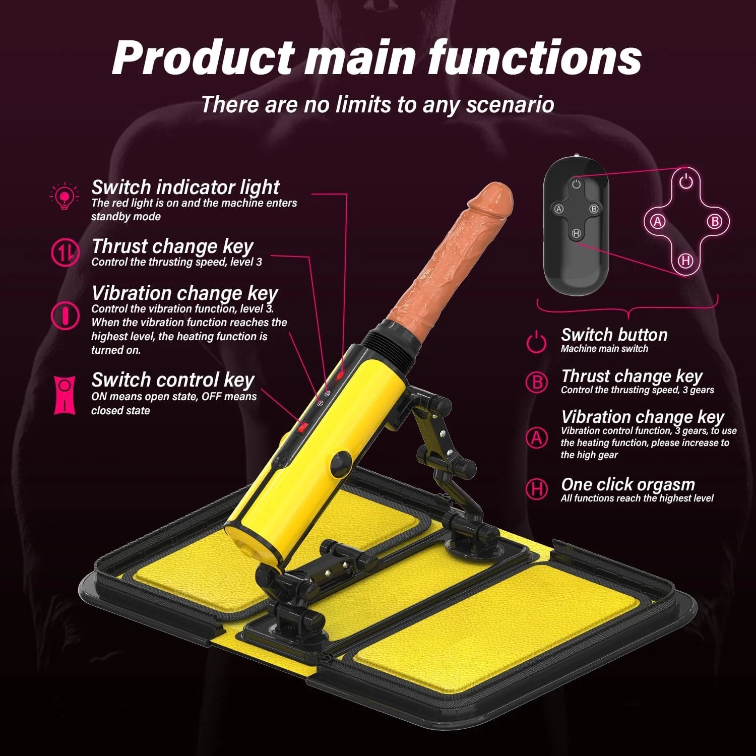 FlexPulse Portable Thrusting Sex Machine with Heating - Image 3