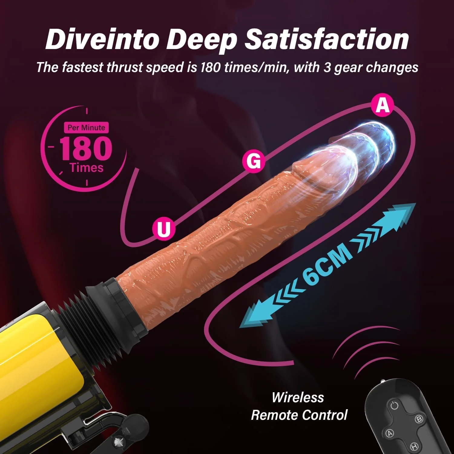 FlexPulse Portable Thrusting Sex Machine with Heating - Image 4